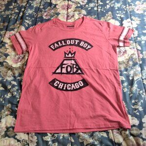 FOB Fall Out Boy Chicago Extra Large (XL) Short Sleeve Tee Shirt